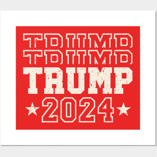 Vintage Trump 2024 Posters and Art